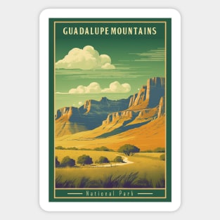 Guadalupe Mountains National Park Travel Poster Sticker